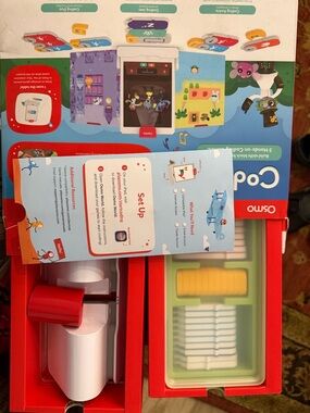 Coding Playset for Kids - Red and White Interactive Learning Toy